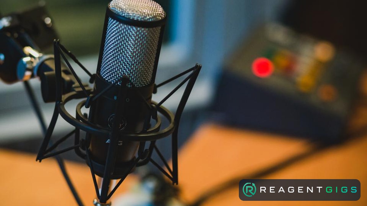 A studio microphone: say each answer out loud until it's yours