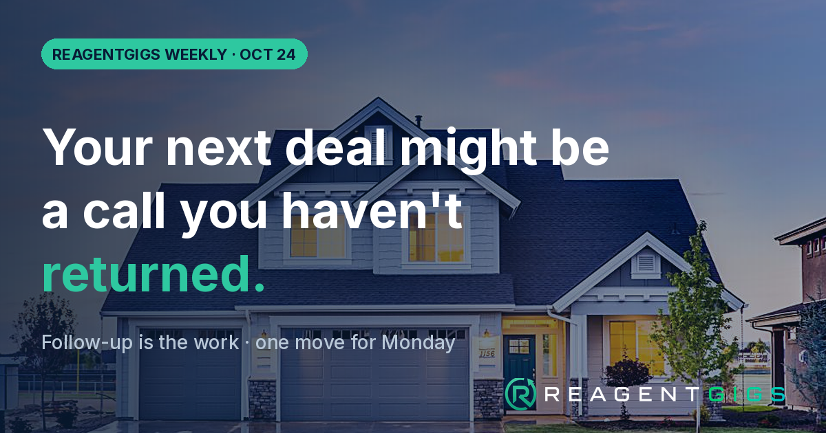 Your Next Deal Might Be a Call You Haven't Returned