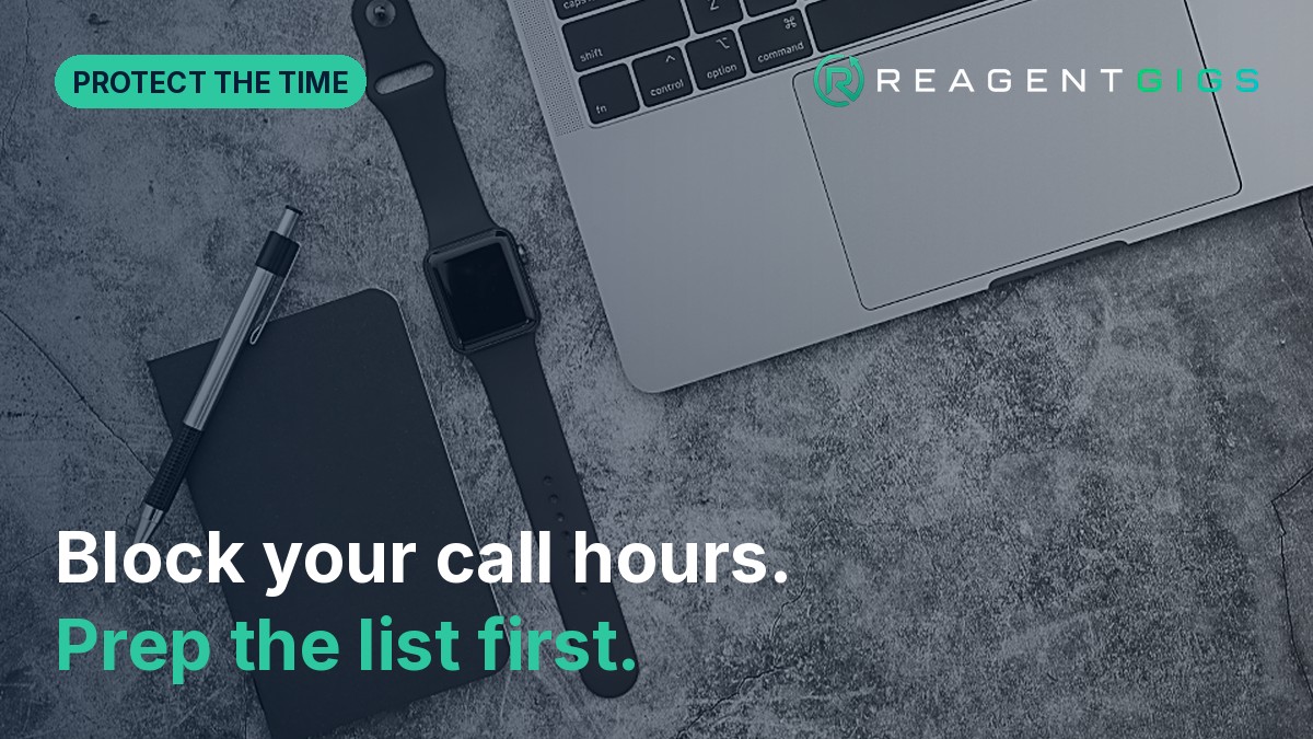 A watch, notebook and pen on a desk: block your call hours